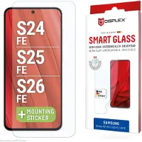Displex 02197, Samsung, Galaxy S25 FE/S24 FE, Asennus kuivana, Iskunkestävä, Likaa hylkivä, Naarmuuntumisenkestävä, Läpinäkyvä, 1 kpl