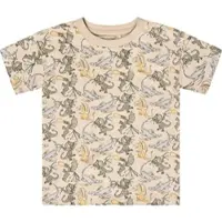 Minymo T-Shirt Ss Aop - Cream - 110