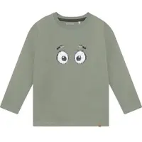 Minymo T-Shirt Ls - Khaki green - 110