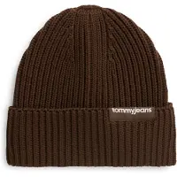 Tommy Hilfiger Tjm Linear Logo Beanie - Brown - ONE SIZE