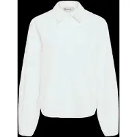 My Essential Wardrobe Mwsunna Balloon Sleeve Shirt - White - 34