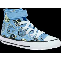 Converse Ctas 1V Hi Lt. Blue/Neon Mantis/Black - Blue - 34