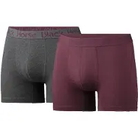 Black Horse miesten puuvillabokserit 2-pack