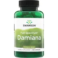 Swanson Health Damiana, 510 mg - 100 kapselia