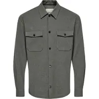 Only & Sons Onsmark Brushed 0353 Overshirt Noos - Grey - XL