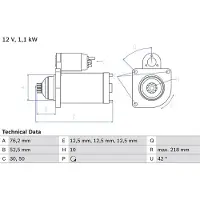 Bosch Starttimoottori 0 986 020 240