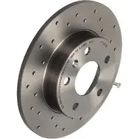 Brembo Jarrulevy 0876271X takana, rei'itetty, rei'itetty, täysi, 1 Kappale