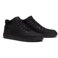 Timberland for man. TB0A5T9GW021 Lisbon Hill black leather sneakers (40), Flat, Laces, Casual