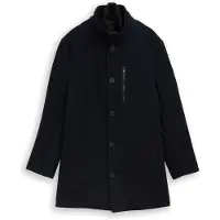 Tom Tailor Wool Coat With Stand-Up Insert - Navy - XL