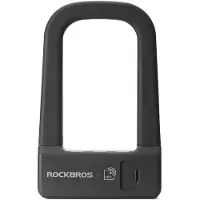 RockBros RBNS1 SMART Bike Lock NFC-lukijalla - Musta