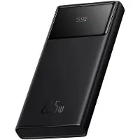 Baseus Star-Lord 10000mAh 22.5W Powerbank with Digital Display and 30cm USB-C 3A Cable - Black - 10000 mAh