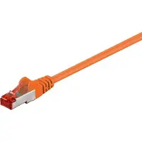 Goobay CAT 6 patch-kaapeli S/FTP (PiMF), oranssi