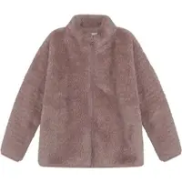 Minymo Teddy Jacket Glitter - Beige - 128