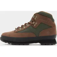 Timberland for man. TB0A2PUSW071 Euro Hiker dark brown leather boots (44.5 W), Flat, Laces, Outdoor