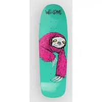 Welcome Sloth 9.5" Skeittilaudan dekki musta