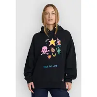 RVCA Dani Miller Oversized Huppari musta, S