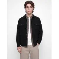 Jack & Jones Jjeregent Structure Overshirt Ls Sn - Black - L