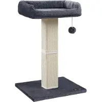 Feandrea Kissan raapimapuu petillä, 71 cm korkea, harmaa
