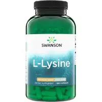 Swanson Health L-Lysiini, 500 mg vapaassa muodossa - 300 kapselia