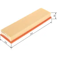 Bosch Ilmansuodatin , 1 457 433 592 - Peugeot - 307, 206. Citroen - C4