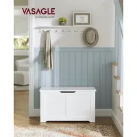 Vasagle Kenkäpenkki säilytystilalla 40x80x46cm, valkoinen