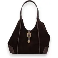 Hispanitas for woman. BI264939 Brown Lux Tote Bag (35), Casual, Polyurethane