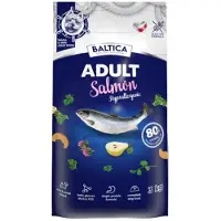 BALTICA Excellent Hypoallergenic Adult Pienet rodut Lohi - kuiva koiranruoka - 3kg