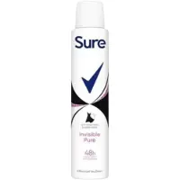 Sure Women Invisible Pure Antiperspirantti Deodoranttisuihke - 200 ml