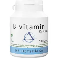 Helhetshälsa B-vitamiini Yhdistelmä, 100 kapselia