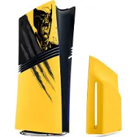 PS PS5 Pro -konsolin kuoret – Marvel's Wolverine Battle Yellow Limited Edition