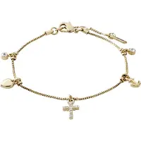 Pilgrim Anet Crystal Bracelet Gold-Plated - Gold - ONE SIZE
