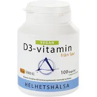 Helhetshälsa D3-vitamin Vegan 50 mcg 100 kapselia