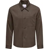 Only & Sons Onsmiro Reg 0346 Overshirt Frml - Brown - S