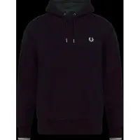 Fred perry Tipped Hooded Sweatshirt - Black - M