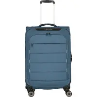 Travelite Skaii 4-pyöräinen vetolaukku 67 cm Laajennettava Sininen