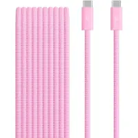 Beats by Dr. Dre USB-C to USB-C 240W Woven Cable 3m Power Pink