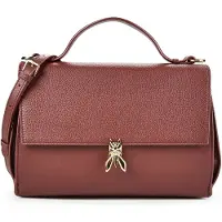 Patrizia pepe Käsilaukku Nahka 28 cm Ruskea