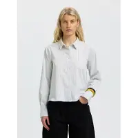 Selected femme Pusero 'SLWROMIE' sininen / sinappi / valkoinen