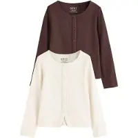 Next Neuletakki ruskea / offwhite