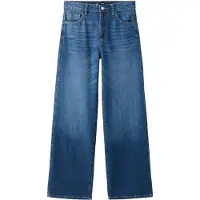 Mango Danila High-Waisted Wide Leg Jeans - Blue - 34