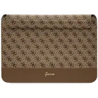 GUESS 4G Stripe Metal Logo -kotelo 14" kannettavalle tietokoneelle - ruskea