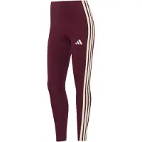 Adidas Urheiluhousut 'Essentials' viininpunainen / valkoinen