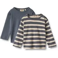 Wheat 2 T-Shirt L/S Milo - Blue - 86