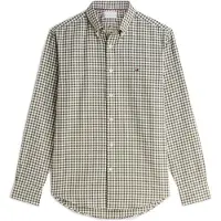 Tommy Hilfiger Flannel Gingham Dobby - Khaki green - S