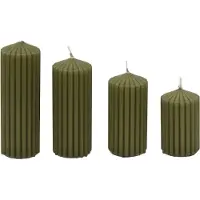 Décoris 4 kpl pöytäkynttilä