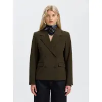Selected Slwrelaxed Signe Db Blazer - Brown - 42