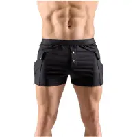 Sven Joyment Svenjoyment - mattapintaiset miesten shortsit (musta) - L