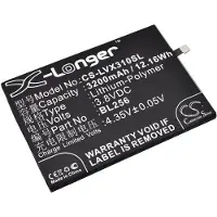123accu Lenovo A7010a48 K51c78 Lemon X3 Lite akku 3200 mAh