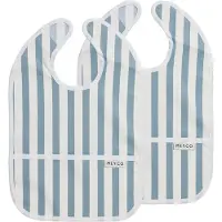 Meyco Baby Fat Stripe Kuolalappu 2 Yksiköt