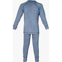Isbjörn of Sweden Kids' Polarbear Set Baselayer Lagoon Kerrasto setit 86/92